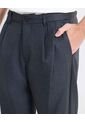 Pantalón Sastre De Doble Pinza  Para Hombre Negro Seven Seven de Seven Seven