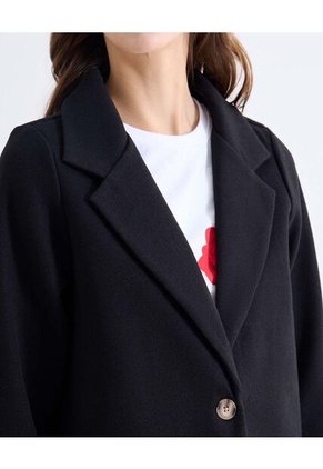 Chaqueta Para Mujer Abrigo Color Negro Marca Seven Seven #28080988