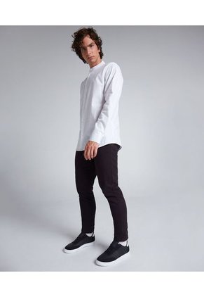 Camisa Para Hombre Manga Larga  Color Blanco Marca Seven Seven #45011769