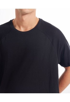 Camiseta Para Hombre Manga Corta Cuello Redondo Color Negro Marca Seven Seven #45092306