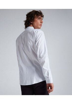 Camisa Para Hombre Manga Larga  Color Blanco Marca Seven Seven #45011769