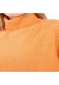 Saco Para Mujer Cuello Alto O Cuello Tortuga Color Naranja Marca Seven Seven #28330625 de Seven Seven