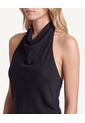 Blusa Halter Con Detalle Abotonado  Para Mujer Negro Seven Seven de Seven Seven