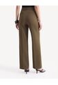 Pantalón Sastre De Caída Estructurada  Para Mujer Oliva Seven Seven de Seven Seven