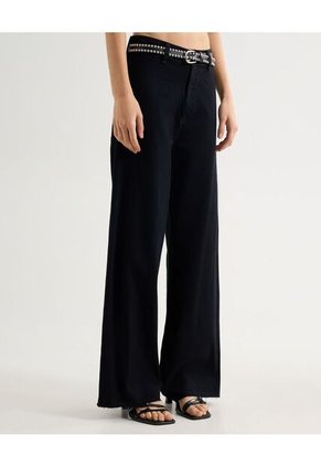 Jean Para Mujer Retro Color Negro Marca Seven Seven #28160948