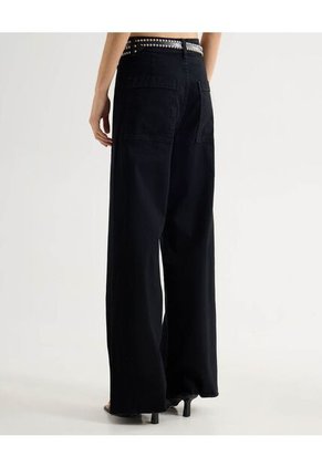 Jean Para Mujer Retro Color Negro Marca Seven Seven #28160948