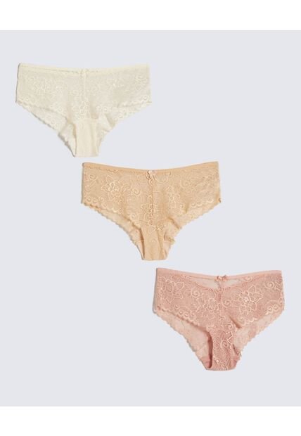 Panty Para Mujer Hipster Color Taupe Marca Seven Seven #28800105