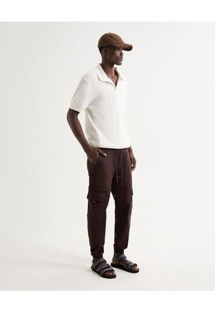 Pantalón Para Hombre Jogger Color Café Marca Seven Seven #45071077