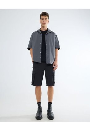 Bermuda Para Hombre Regular Corto Color Negro Marca Seven Seven #45100684