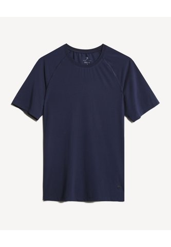 Camiseta Deportiva Texturizada  Para Hombre Azul Seven Seven Seven Seven