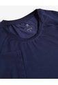 Camiseta Deportiva Texturizada  Para Hombre Azul Seven Seven de Seven Seven