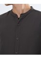 Camisa Cuello Mao  Para Hombre Verde Seven Seven de Seven Seven