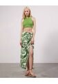 Camiseta  Para Mujer Crop Top Manga Sisa Color Verde Marca Seven Seven #28095595 de Seven Seven