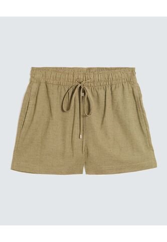 Short Para Mujer Multiusos Plano Color Verde Marca Seven Seven #28191061 Seven Seven