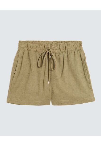 Short Para Mujer Multiusos Plano Color Verde Marca Seven Seven #28191061