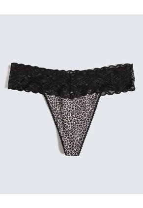 Panty Para Mujer Tanga Color Rosa Marca Seven Seven #28800102