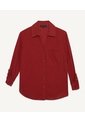 Camisa En Efecto Rústico  Para Mujer Terracota Seven Seven de Seven Seven