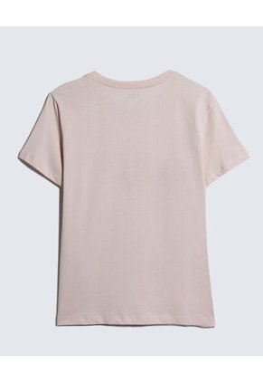 Camiseta Estampado De Corazón  Para Mujer Rosa Seven Seven