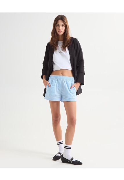 Short Para Mujer Relax Color Azul Claro Marca Seven Seven #28191054