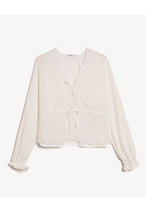 Blusa Para Mujer Manga Larga Color Crudo Marca Seven Seven #28124035