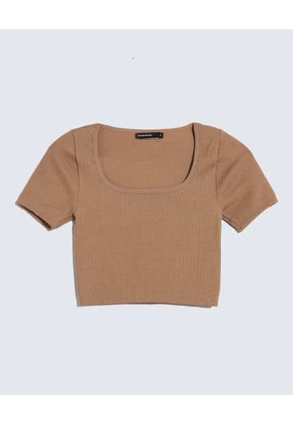 Camiseta Para Mujer M/C Seven Color Taupe #28095998