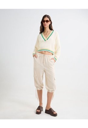 Short Para Mujer Color Arena Marca Seven Seven #28191050