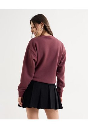 Buzo Para Mujer Cuello Redondo Color Vino Marca Seven Seven #28060454