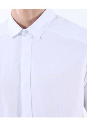 Camisa Para Hombre Manga Corta  Color Hueso Marca Seven Seven #45012085