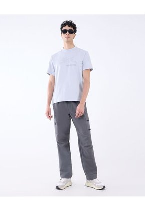 Camiseta Para Hombre Manga Corta Color Gris Claro Marca Seven Seven #45092612