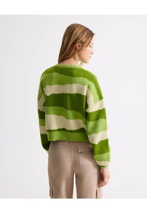 Saco Para Mujer Cuello Redondo Color Verde Marca Seven Seven #28330676