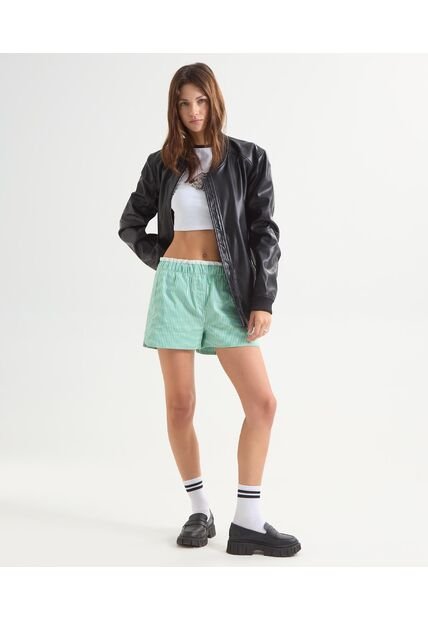 Short Para Mujer  Color Verde Claro Marca Seven Seven #28191055