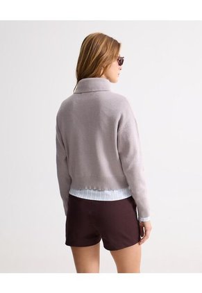 Saco Para Mujer Abierto Color Gris Marca Seven Seven #28330674