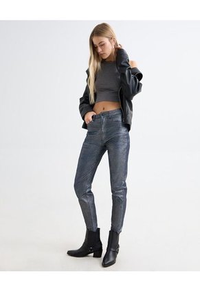 Jean Para Mujer Mom Color Gris  Marca Seven Seven #28160900