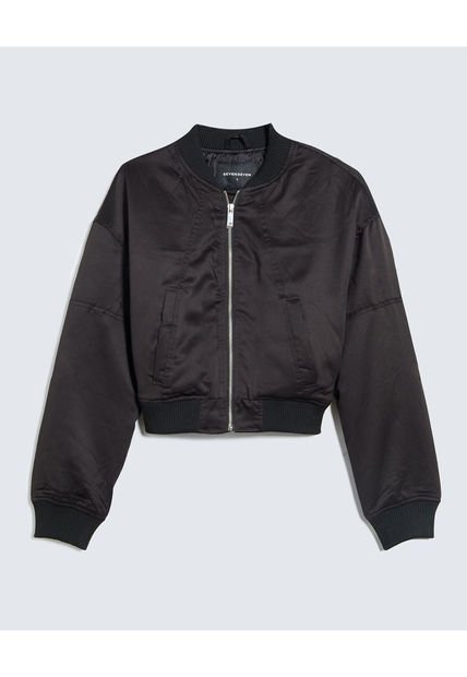Chaqueta Para Mujer Bomber Color Negro Marca Seven Seven #28080961