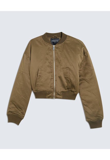 Chaqueta Para Mujer Bomber Color Verde Oliva Marca Seven Seven #28080961