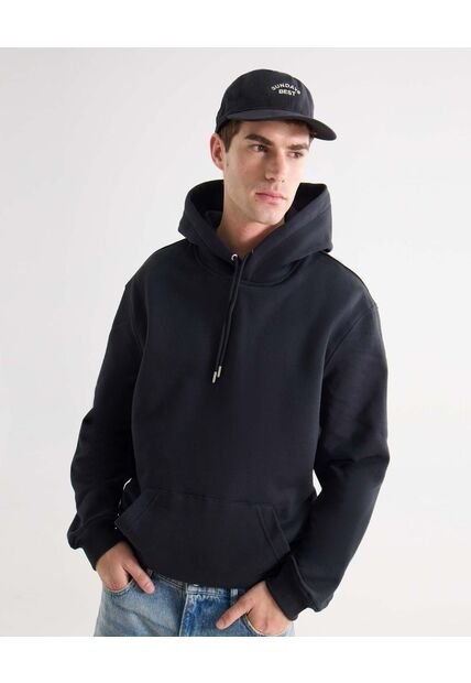 Buzo Para Hombre Hoodie Color Negro Marca Seven Seven #45060711