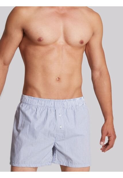 Boxer  Bragueta Hombre Seven Algodón Azul 45000180-999