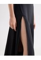 Vestido Maxi Fluido  Para Mujer Negro Seven Seven de Seven Seven
