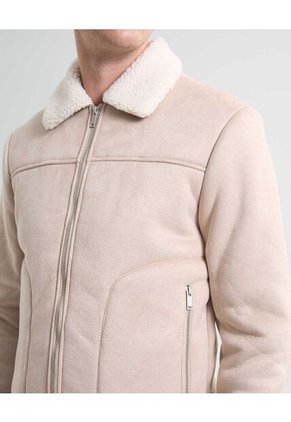 Chaqueta Para Hombre Shearling Color Beige Marca Seven Seven #45080459