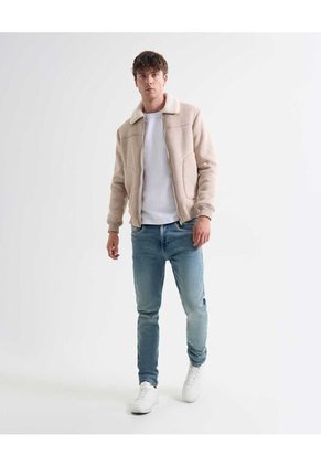 Chaqueta Para Hombre Shearling Color Beige Marca Seven Seven #45080459