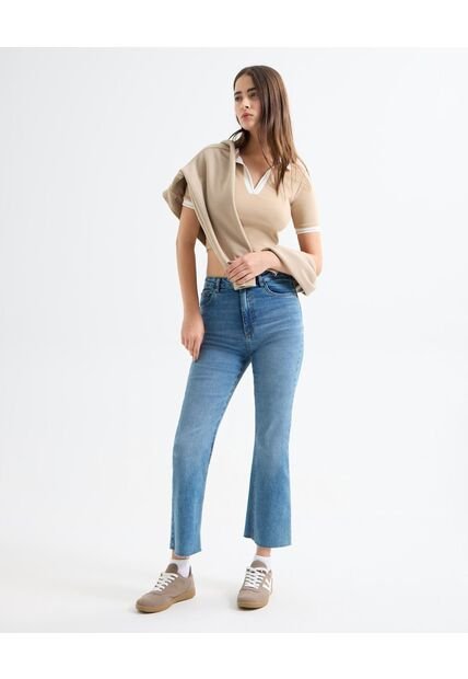 Jean Para Mujer Flare Color Azul Medio Marca Seven Seven #28160933