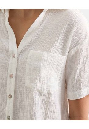 Blusa Para Mujer Manga Corta Color Crudo Marca Seven Seven #28124039