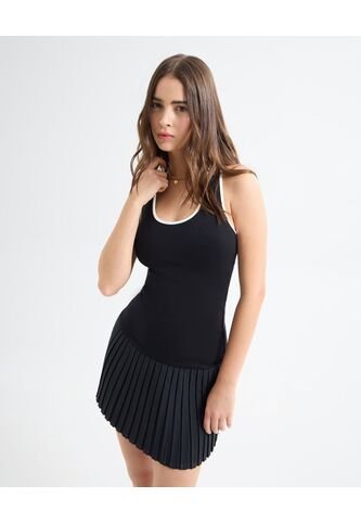 Vestido Para Mujer M/Sisa Corto Color Negro Marca Seven Seven #28171361 Seven Seven