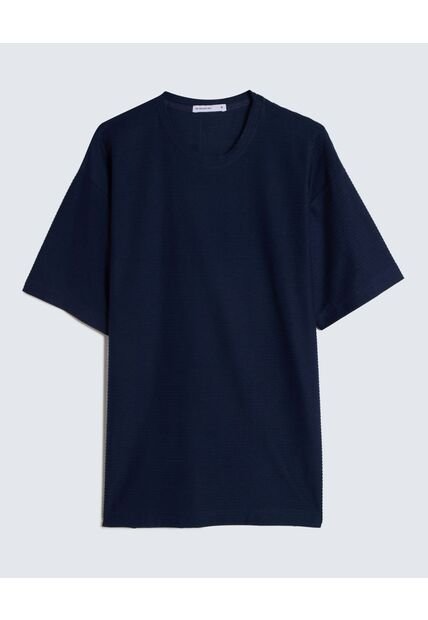 Camiseta Para Hombre Manga Corta Color Azul Oscuro Marca Seven Seven #45092585