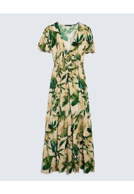 Vestido Para Mujer Manga Corta Color Verde Oscuro Marca Seven Seven #28171354