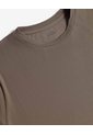 Camiseta Crop Amplia  Para Mujer Verde Seven Seven de Seven Seven