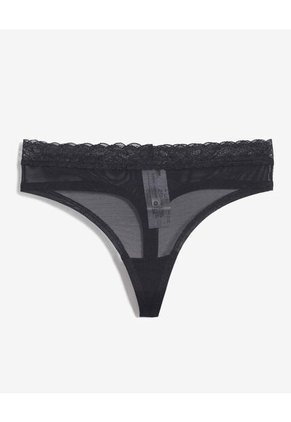 Panty Para Mujer Tanga Color Negro Marca Seven Seven #28800124