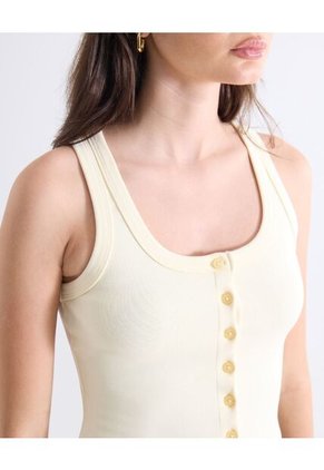 Camiseta Para Mujer Manga Sisa Moda Color Avena Marca Seven Seven #28096624