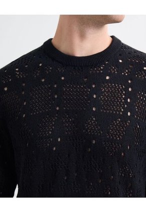 Camiseta Para Hombre Manga Corta Cuello Redondo Color Negro Marca Seven Seven #45092714