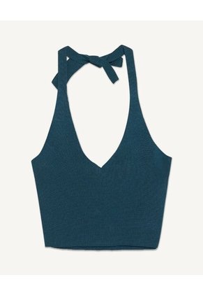 Camiseta Para Mujer Manga Sisa Color Verde Oscuro Marca Seven Seven #28095461